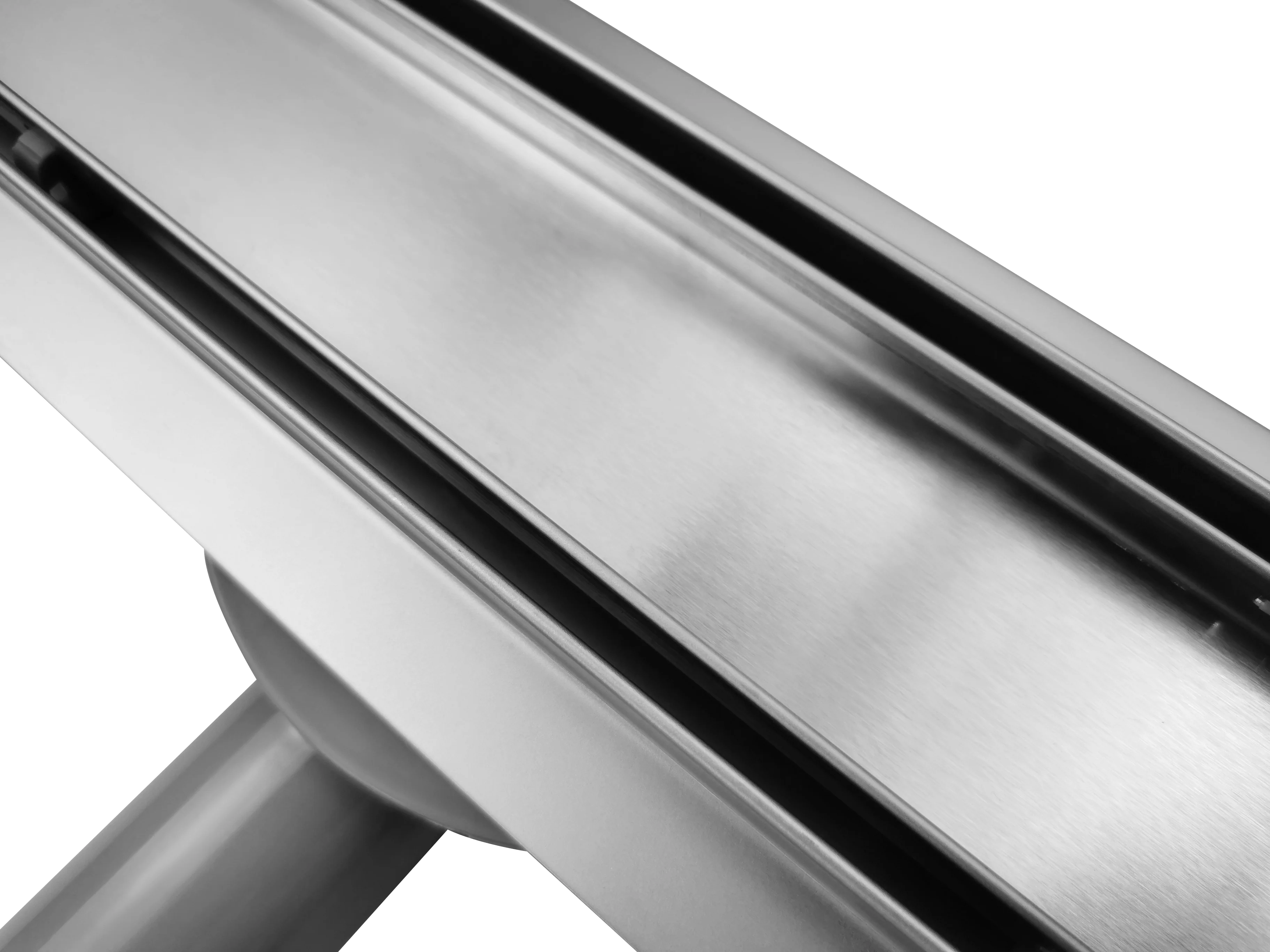 360 Ruota 2 IN 1 CANALINA CANALETTA DOCCIA LINEA SCARICO PAVIMENTO GRIGLIA SIFONE 50 60 70 80 90 cm - Image 3