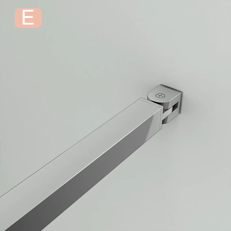 Aica Barra Stabilizzatrice Rinforzante Per Box Doccia Alluminio Cromato - Image 16