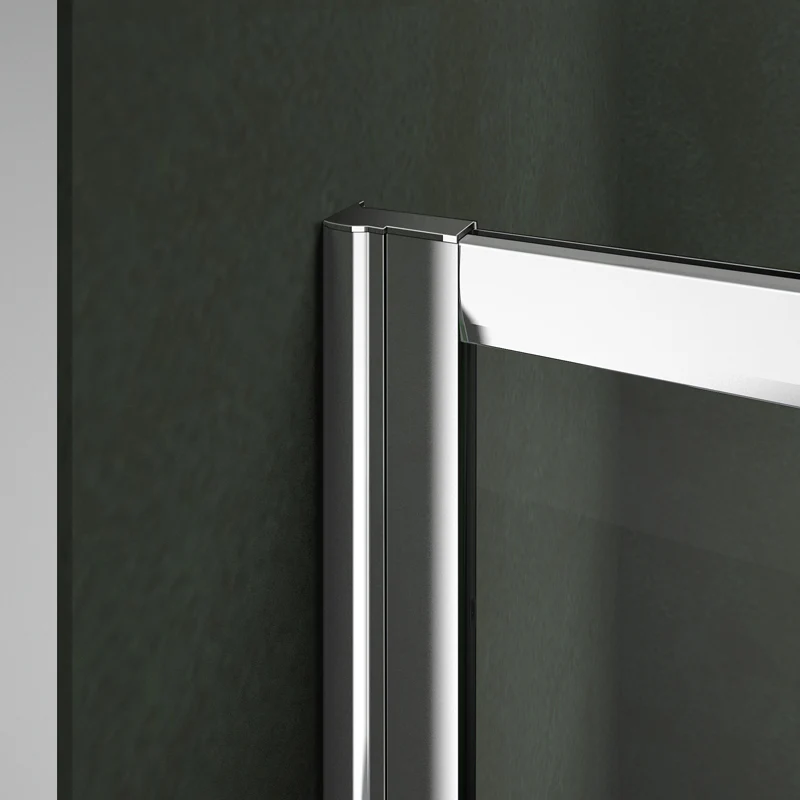 Aica Box Doccia Cabina Doccia Scorrevole Angolare Vetro Temperato Trasparente - Image 10