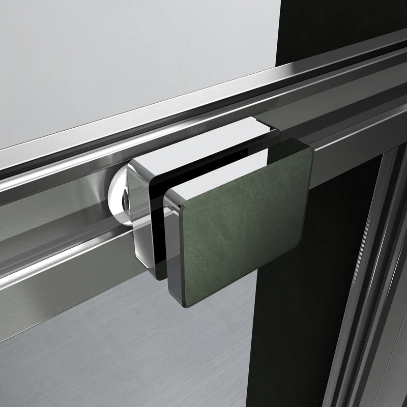 Aica Box Doccia Cabina Doccia Scorrevole Angolare Vetro Temperato Trasparente - Image 7