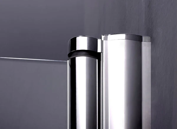 Aica Box Doccia Angolare Porta Battente Trasparente Vetro 6 mm Temperato Anticalcare Parete Fissa Barra Stabilizzatrice da 90/140 cm Alto 197cm - Image 9