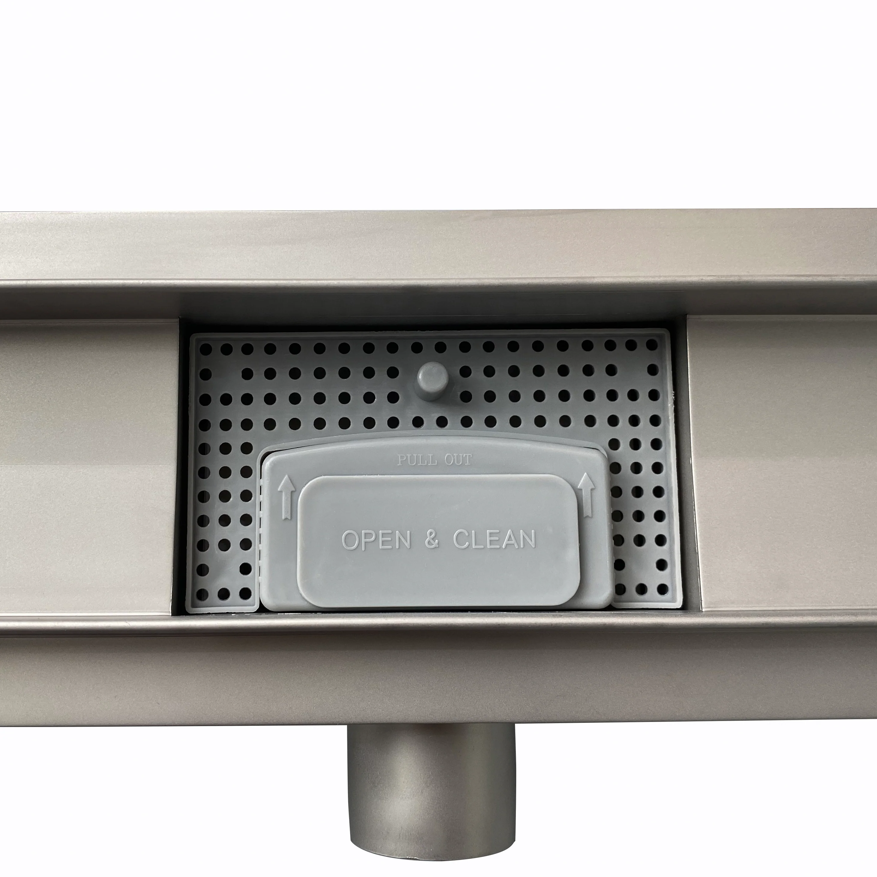 AICA Canaletta scarico canalina doccia in Acciaio Inossidabile typo Wave per Bagno 50 60 70 80 90 cm - Image 3