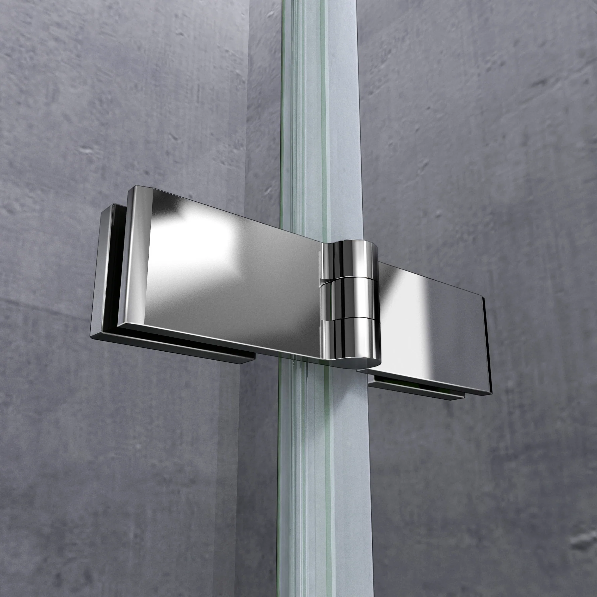 Aica Sopravasca / Parete Vasca Angolare Alta 140cm Vetro 6mm Temperato Trasparente Anticalcare Telaio In Alluminio Cromato Lucido - Image 9