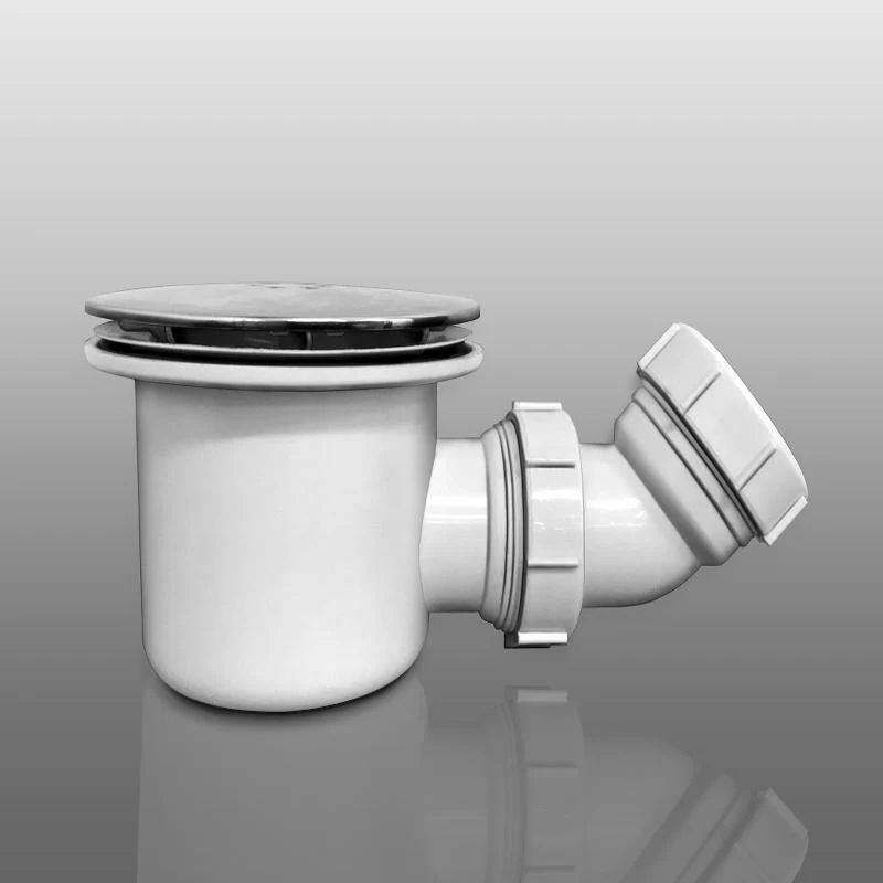 Aica Piatto Doccia Quadrato/Rettangolare Dimensioni Multiple In Marmo Minerale e Resina Mista Ultra Sottile Bianco Lucido Antiscivolo Antibatterico - Image 5