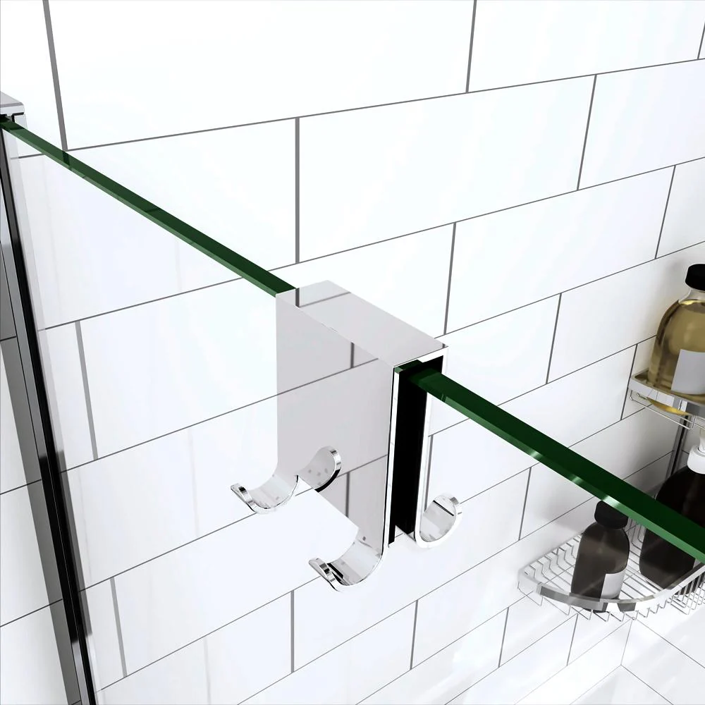 AICA porta-accessori portasciugamani adattabile box doccia in Vetro di spessore da 8-10 mm - Image 4