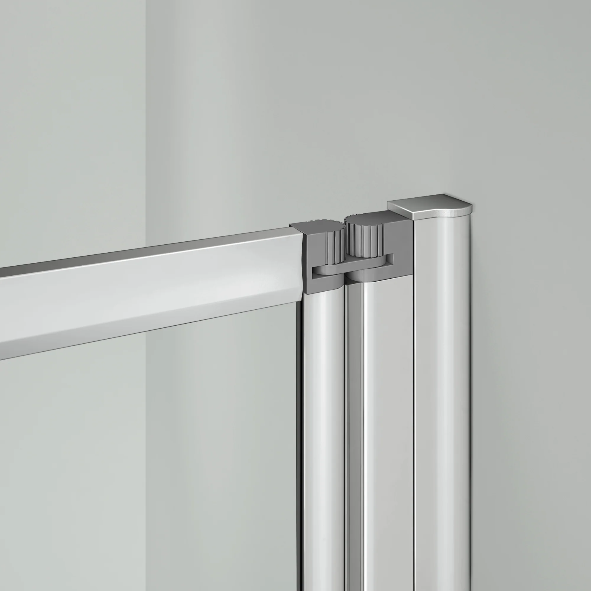 Aica Sopravasca 120x140 cm Parete Da Vasca Pieghevole A Libro 5 Antine Vetro Temperato Trasparente 4 mm Telaio In Processo Di Elettroforesi - Image 6