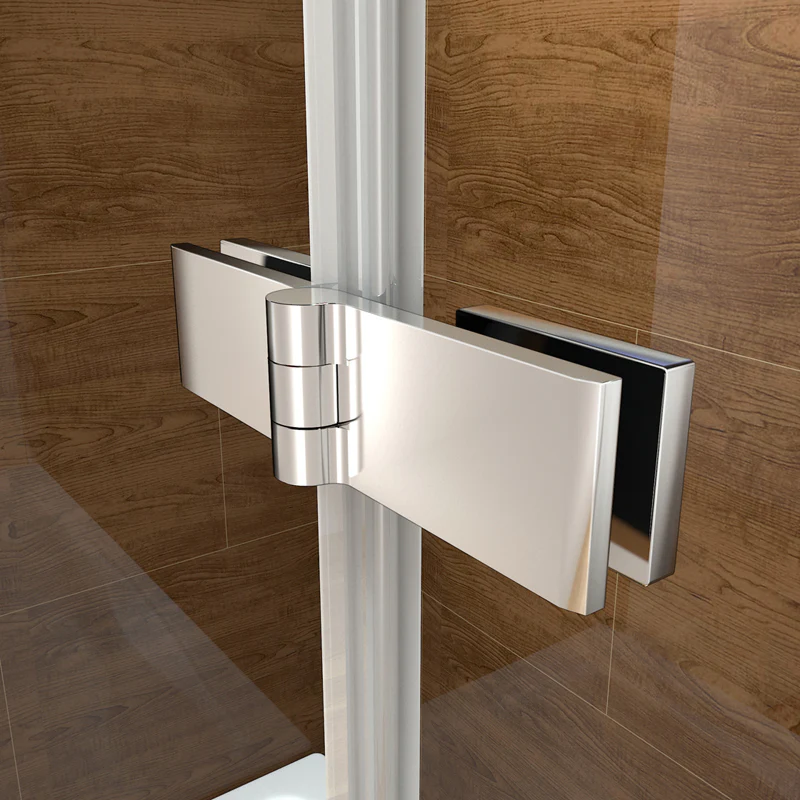 Aica Sopravasca Parete Vasca Angolare 2 Ante Mobili Alta 140cm Vetro 6mm Temperato Trasparente Anticalcare Telaio In Alluminio Cromato Lucido - Image 13