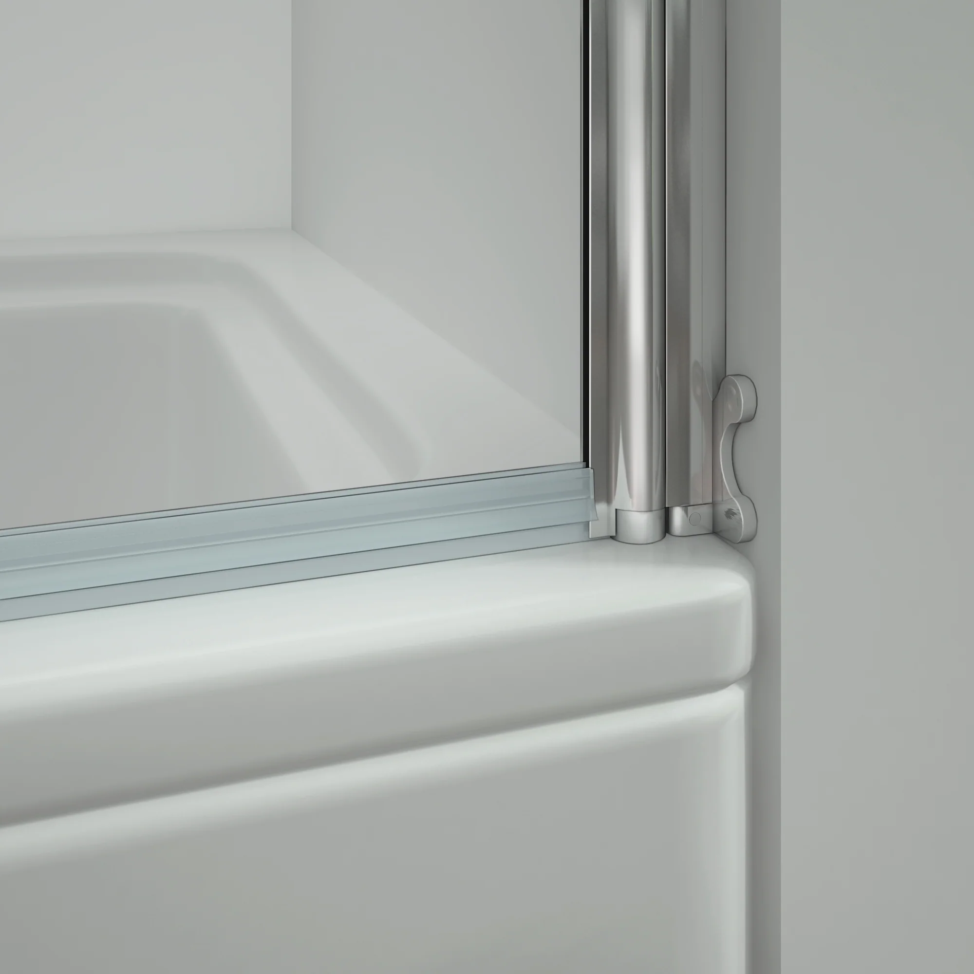 Aica Sopravasca Parete Per Vasca Girevole 180 Gradi in Vetro Temperato 5mm Trasparente Telaio Cromo Lucido 70x130 cm - Image 7