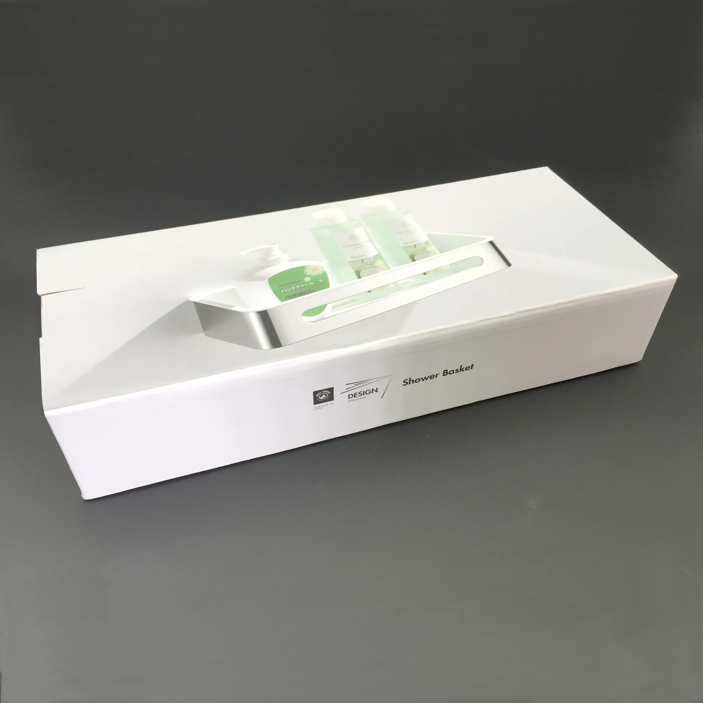 AICA Mensola Doccia Rettangolare Organizzatore Senza Chiodi SUS 304 Acciaio Inox ABS Cesto Antiruggine per Bagno Nero Opaca - Image 10