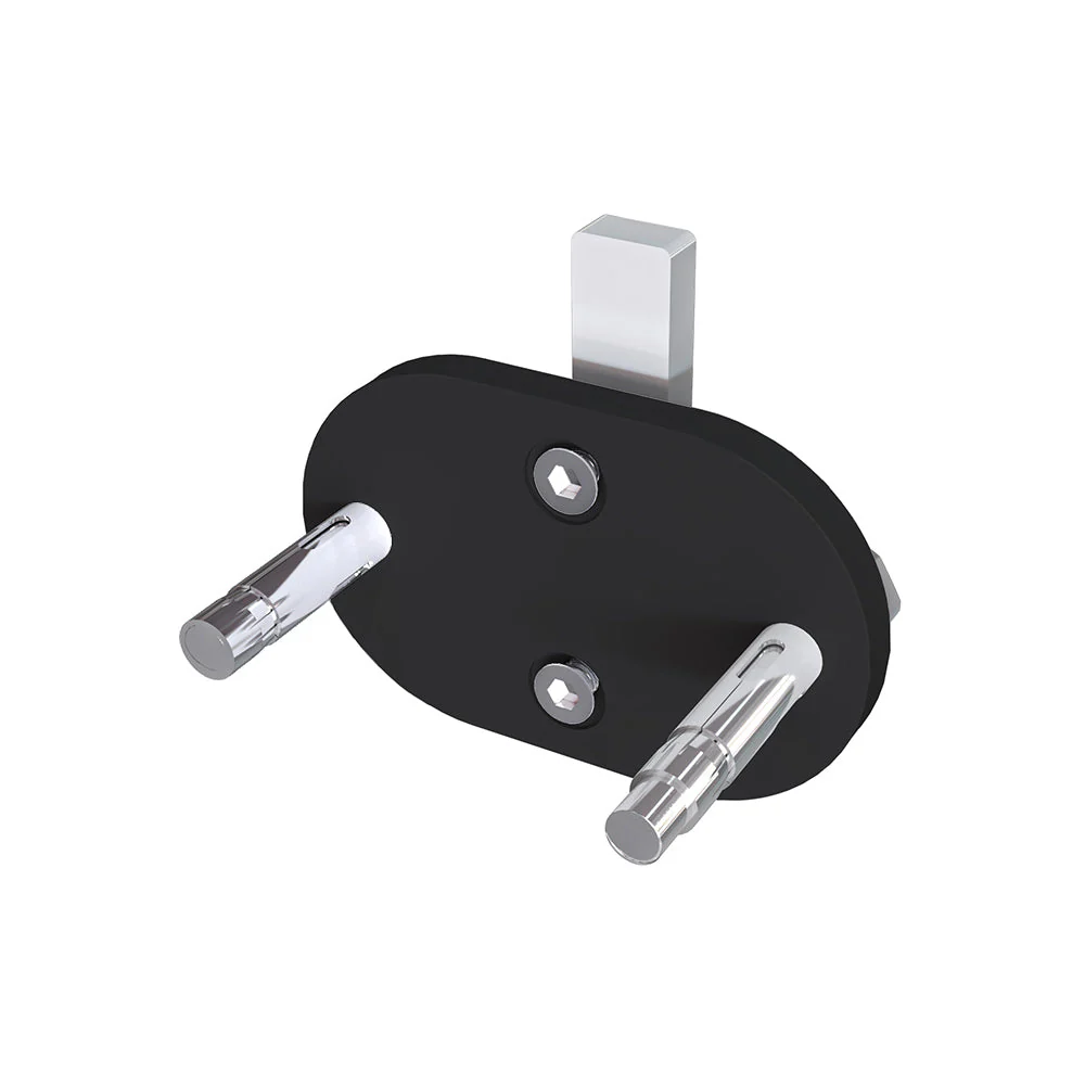 Ringhiera Parapetto in Alluminio Argento o Nero Opaco 100x100cm per interni ed esterni a Fissaggio a Parete - Image 6